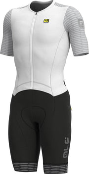 Ale Skinsuit Korte Mouwen R-EV1 Fuga - Wit - M - Valt klein