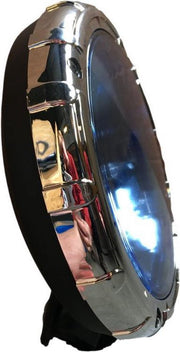 Flextra Classic 7" blue chrome - auto verlichting - halogeen verstraler