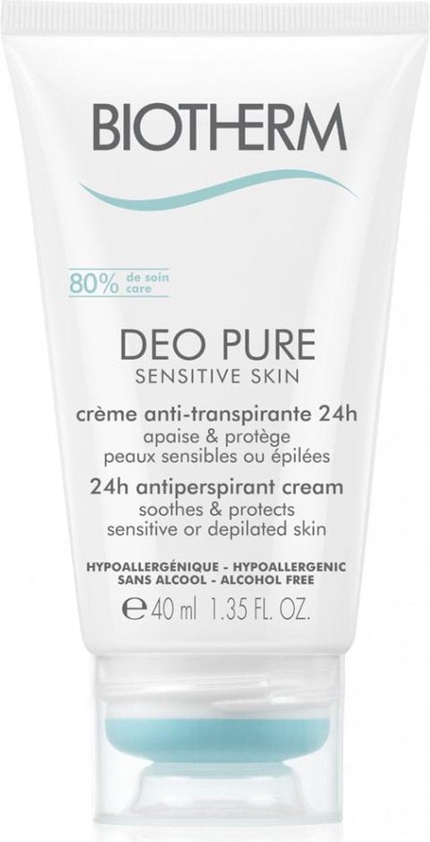 Biotherm - Deo Pure Sensitive Skin 24h Antipers. Crm 40 Ml