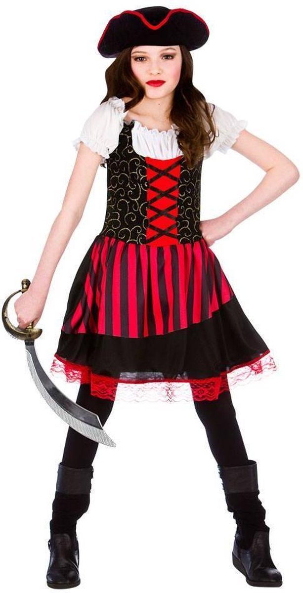 E-Carnavalskleding.nl: 128cm - e-Carnavalskleding.nl Piraten meisje Tess