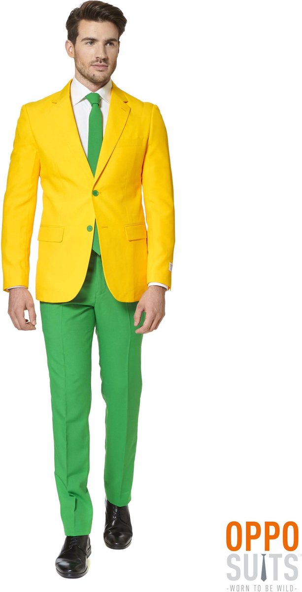 OppoSuits Green and Gold - Mannen Zomer Kostuum - Gekleurd - Feest - Maat 62
