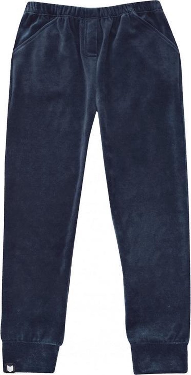 HEBE - velvet joggingbroek - navy - Maat 110/116