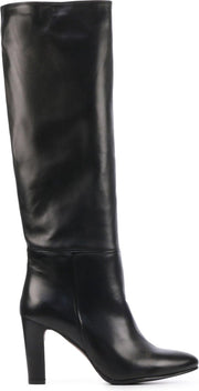 Mace Vrouwen Leer  Klassieke laarzen / Laarzen / Damesschoenen M1043 - Zwart - maat 38