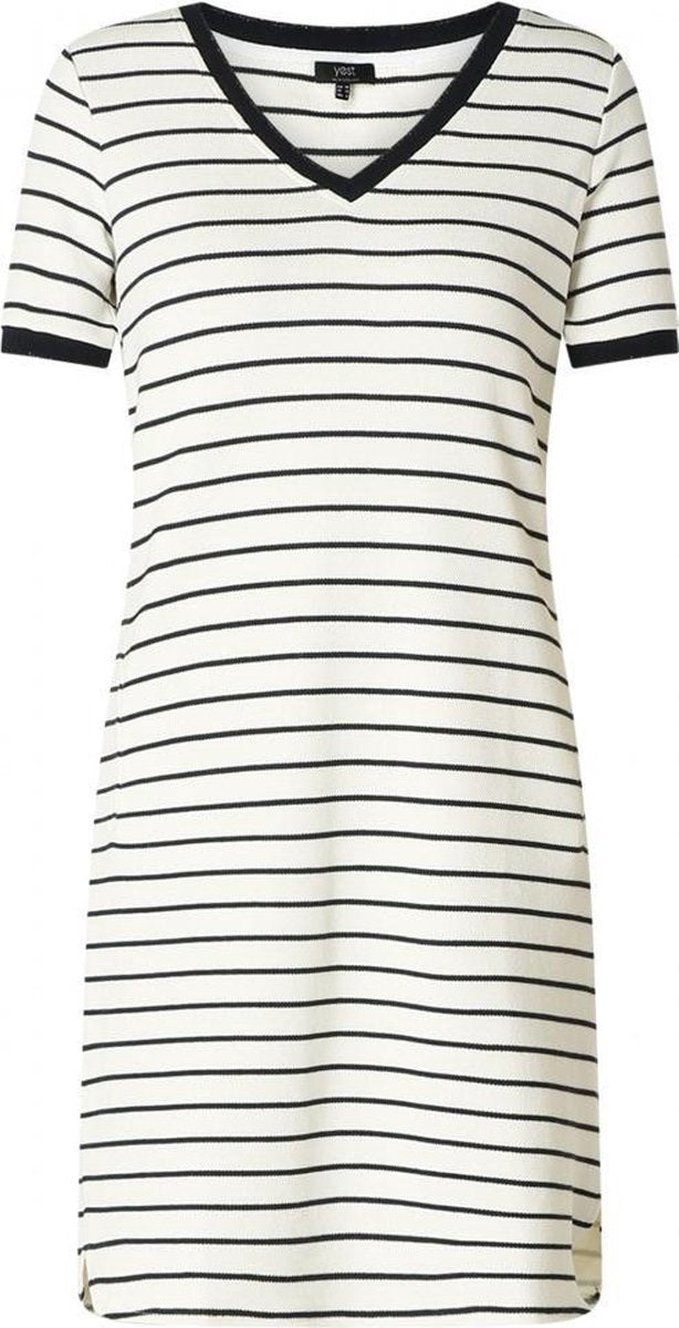 Wit blauw gestreepte jurk - Yest