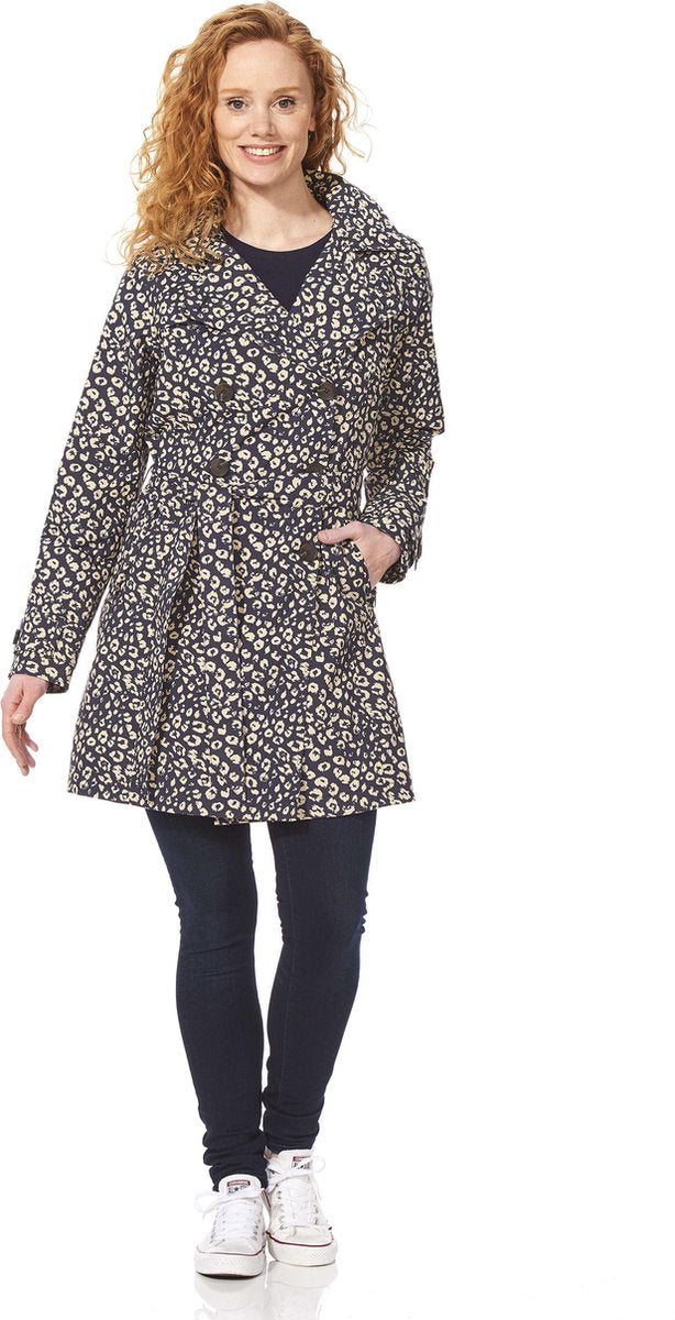 Trench coat Mara midnight/ginger-XXL