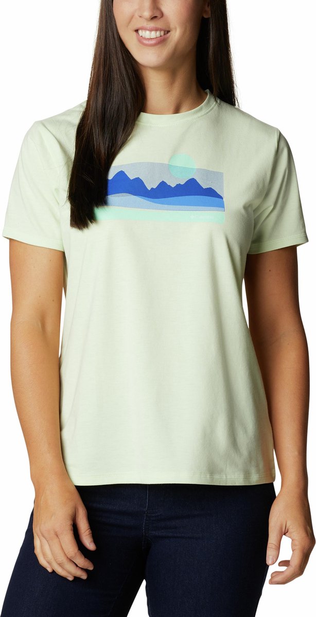 Columbia Sun Trek SS Graphic Tee - Light Lime