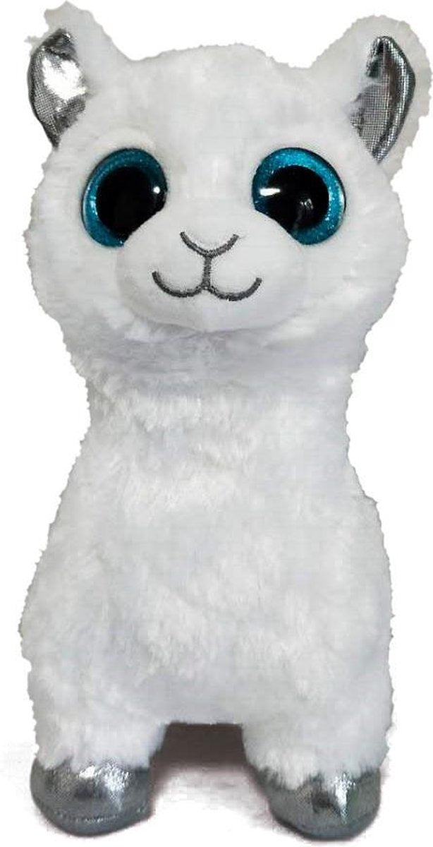 Arditex Knuffeldier Llama Junior Pluche Wit 15 Cm