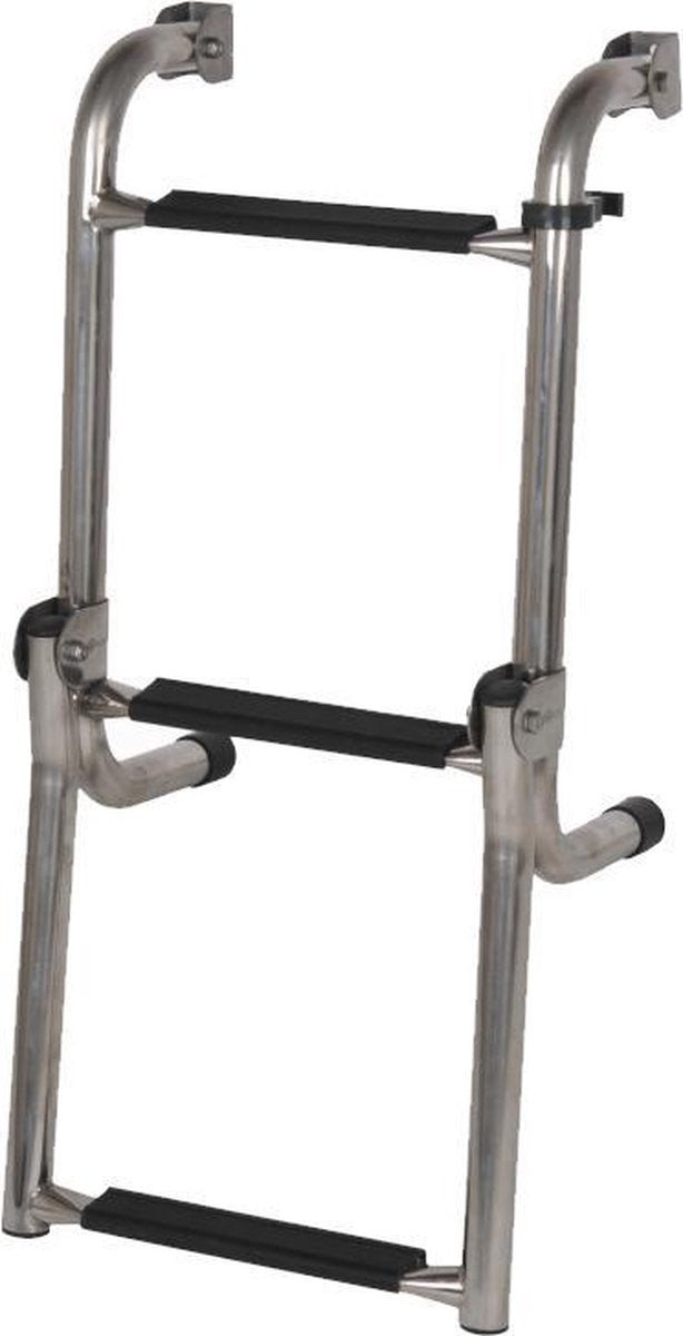 OceanSouth 3-treeds opklapbare RVS Zwemtrap