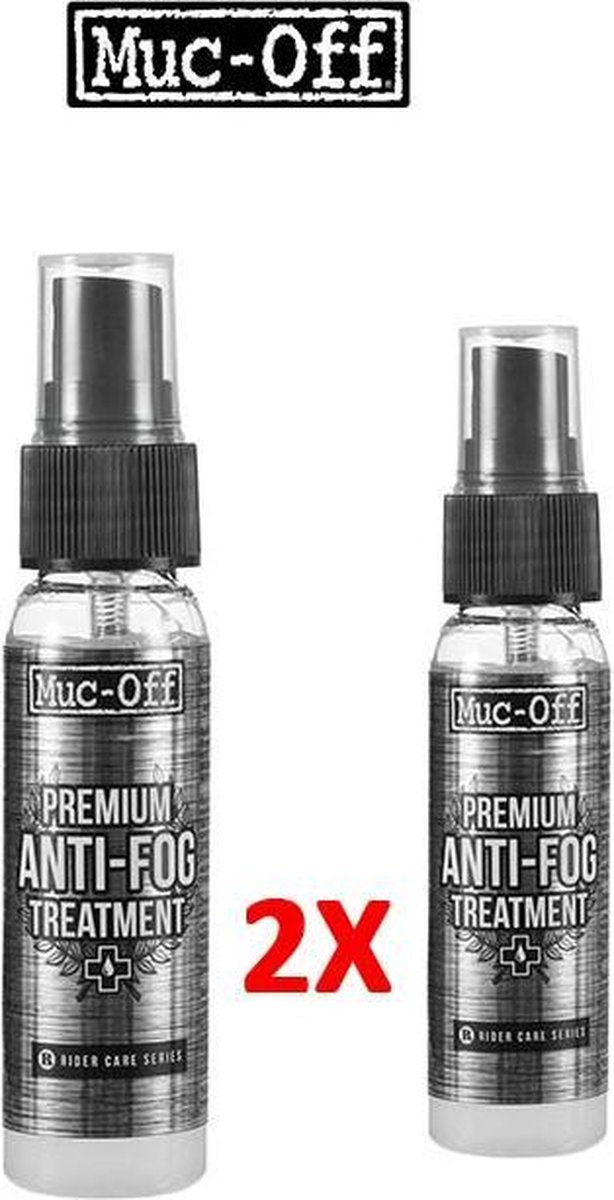 2x Muc-Off Anti-fog Treatment 32ml