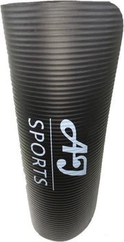 AJ-Sports Yoga mat - Fitness mat - Sport mat - Trainingsmat - Anti slip - Inclusief GRATIS draagtas - Zwart
