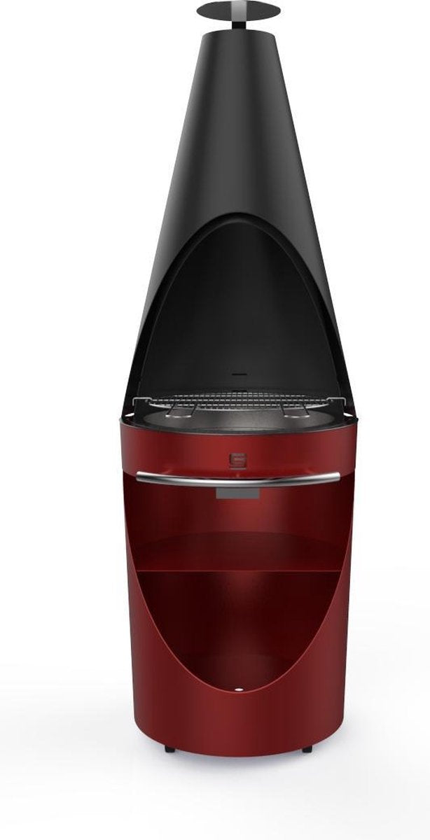 Sarom Fuoco - King Smart - Barbecue - Rood - 64 x 64 x 194 cm