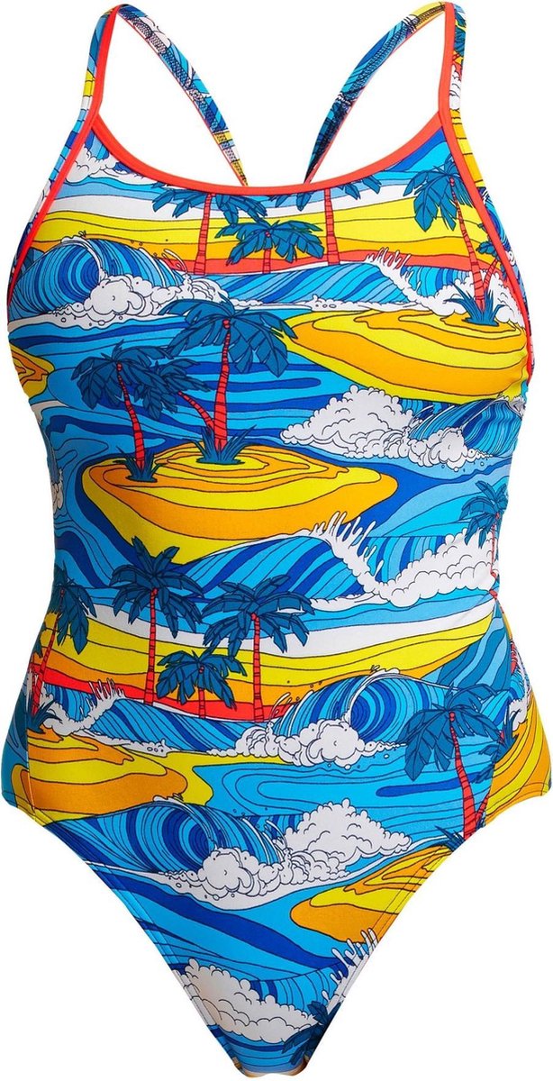 Beach Bum ECO Diamond back one piece - Dames | Funkita