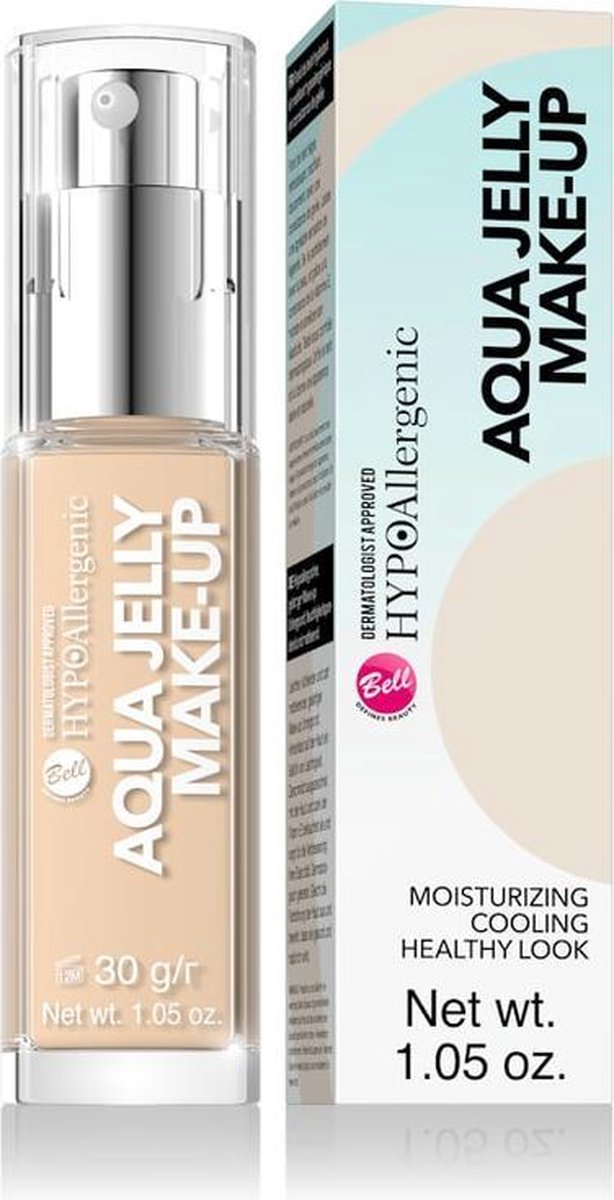 Hypoallergenic – Hypoallergene Aqua Jelly Foundation #01 Light Porcelain