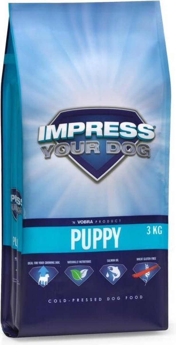 Impress Your Dog geperste brok Puppy 3 kg