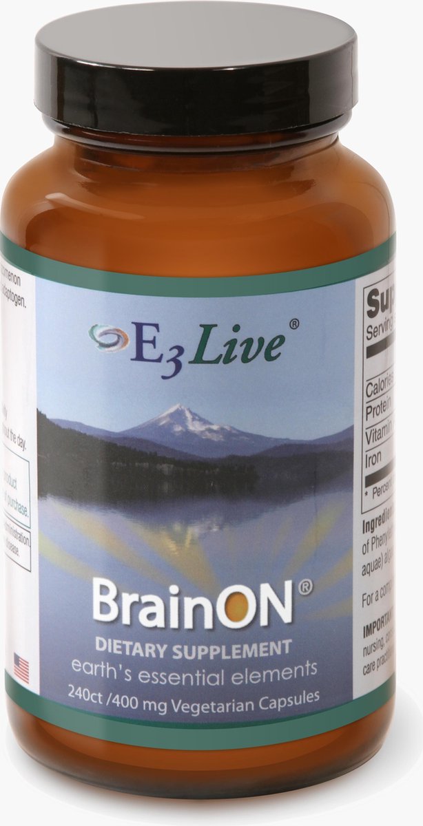 E3Live / BrainON 400mg Capsules Biologisch – 240 vcaps
