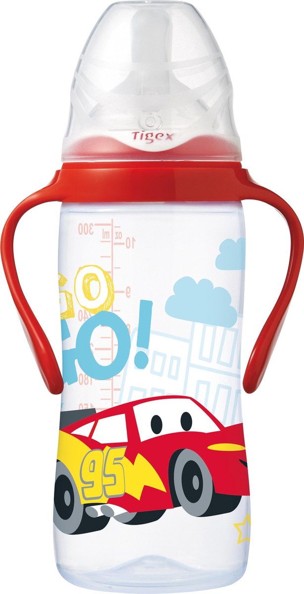TIGEX Babyfles Intu�tie Siliconen Speen 6 maanden +
