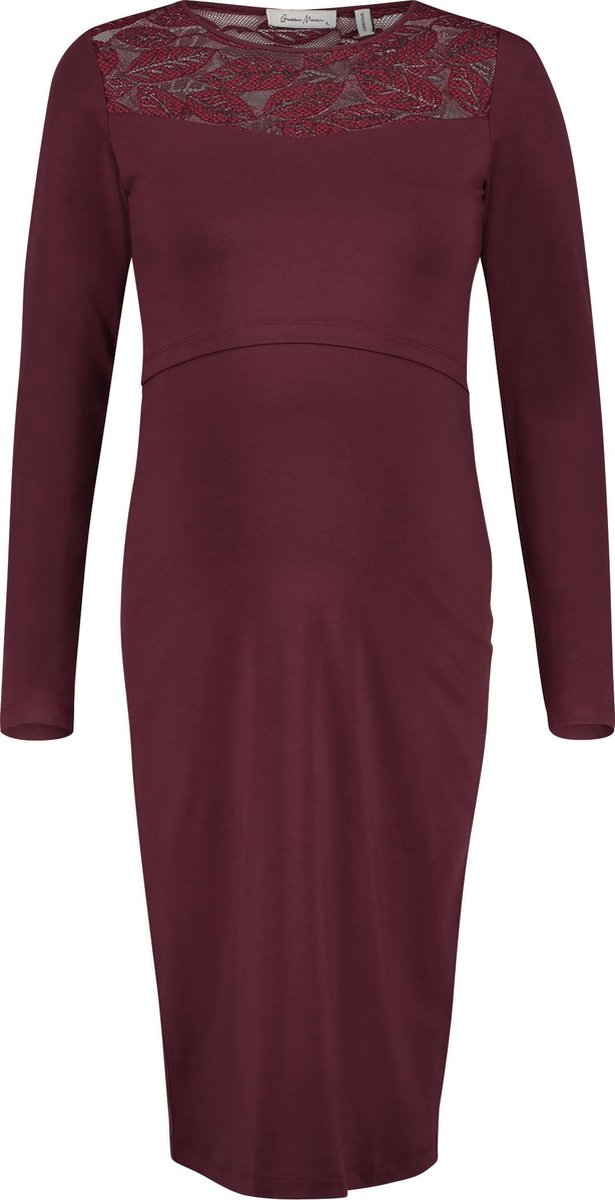 Queen Mum Jurk Dresses - Cabernet - Maat XL