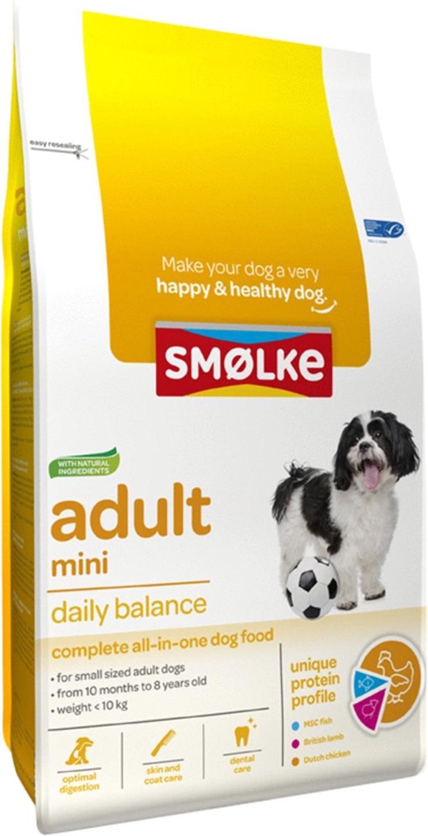 Smolke Adult Mini - Hondenvoer - 3 kg
