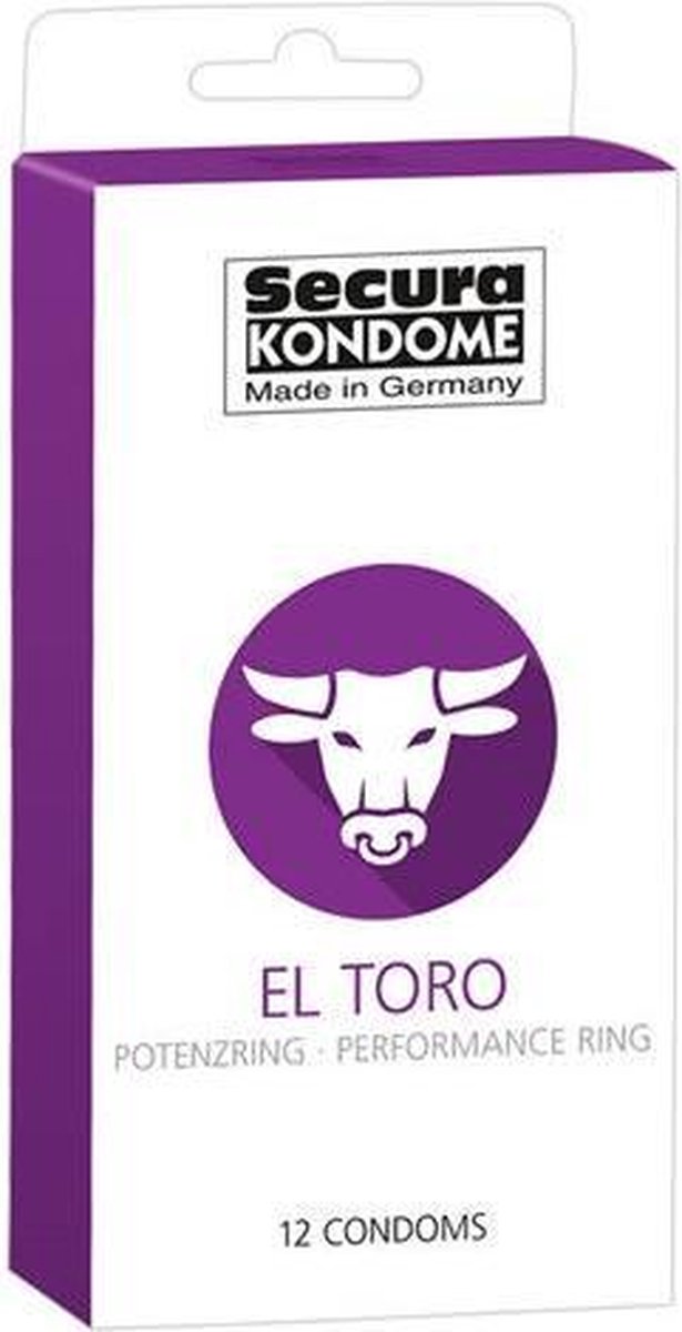 Secura El Toro Condooms - 12 Stuks