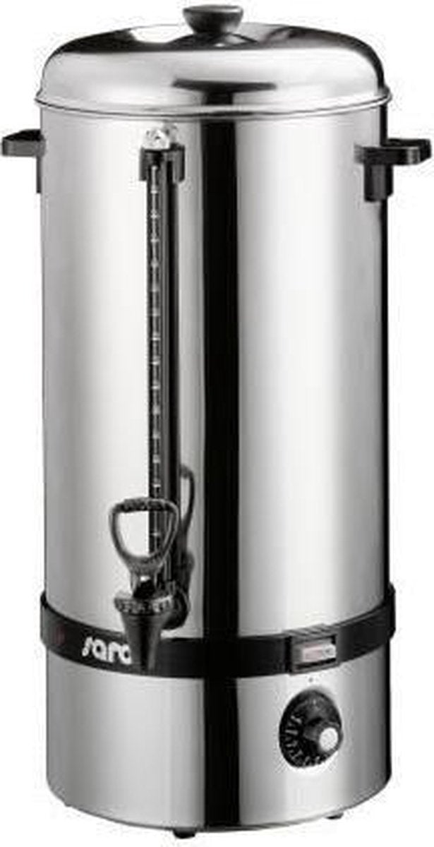 Saro RVS Glüwein / heetwaterdispenser | 10 Liter | 54(h) x 26.7Ø cm