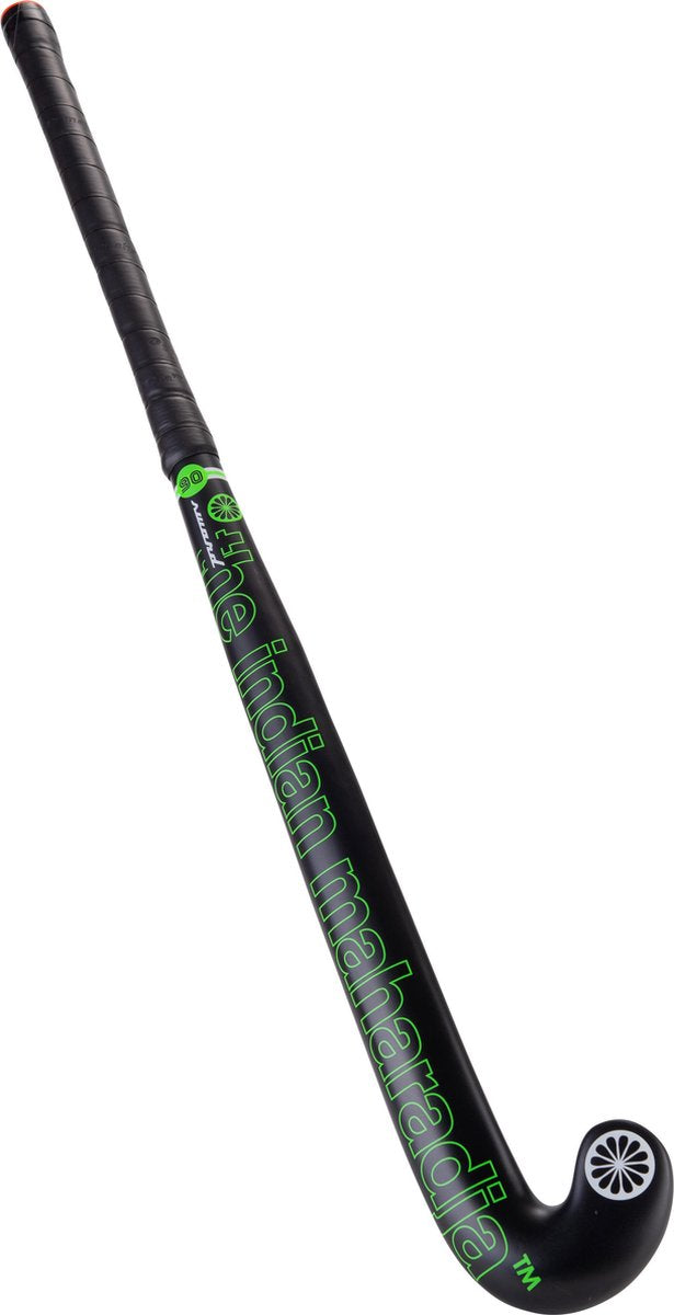 The Indian Maharadja Sword 90-36.5 inch-carbon 90 Hockeystick Unisex - zwart-felgroen-wit