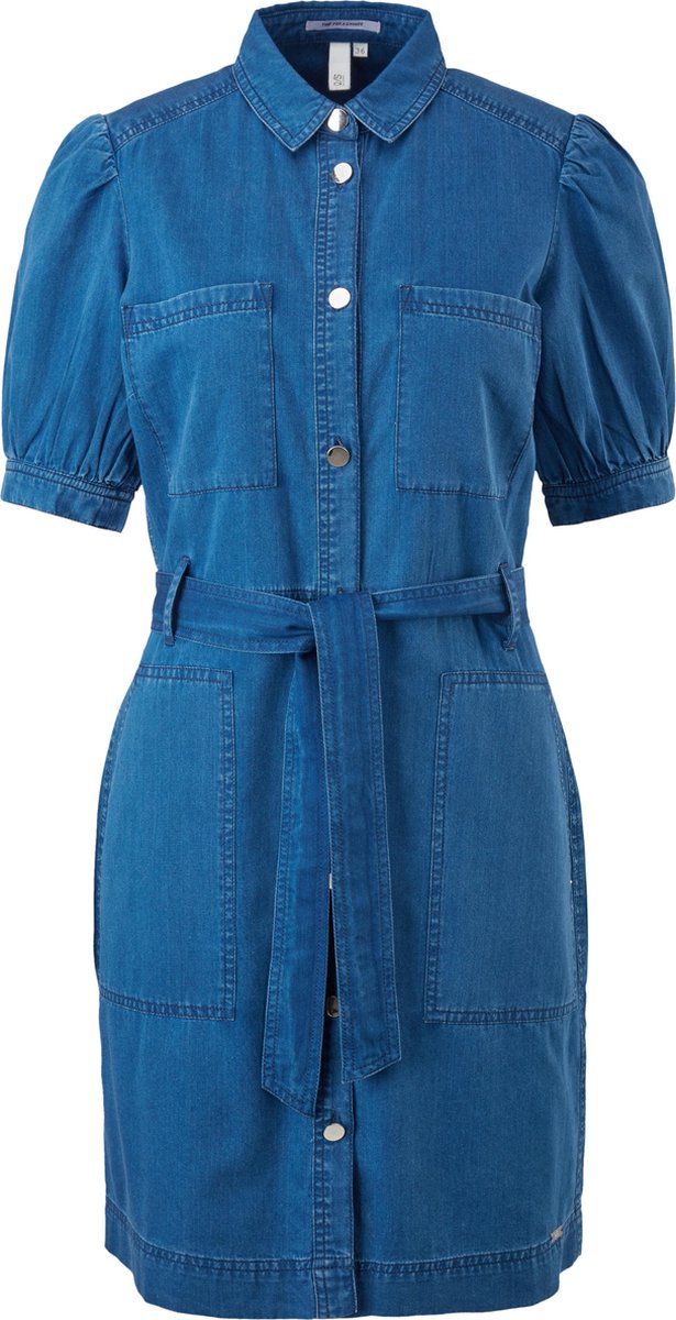 Q/S Designed by Dames Jurk Midi - Maat XL (42)