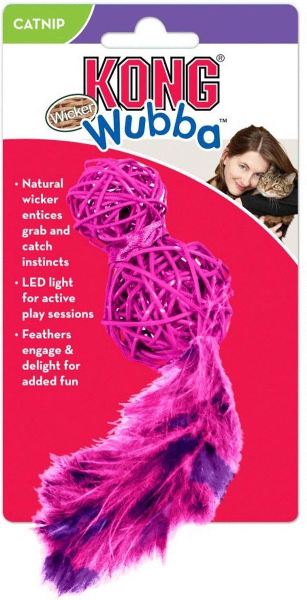 Kong wubba wicker assorti 16x9