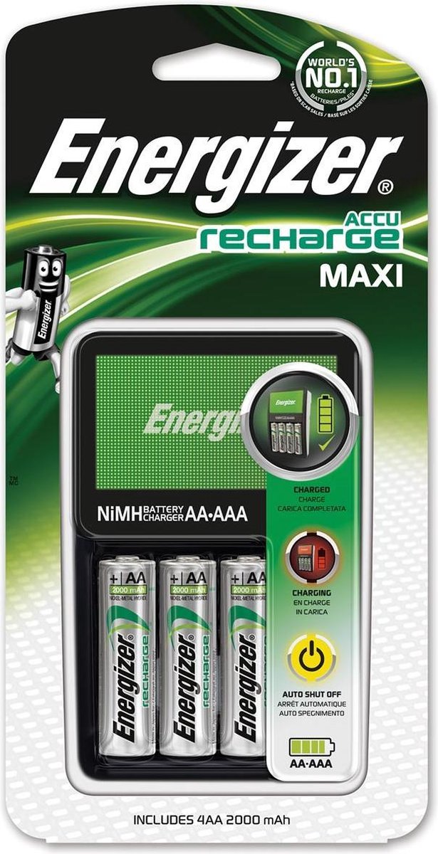 3x Energizer batterijlader Maxi Charger