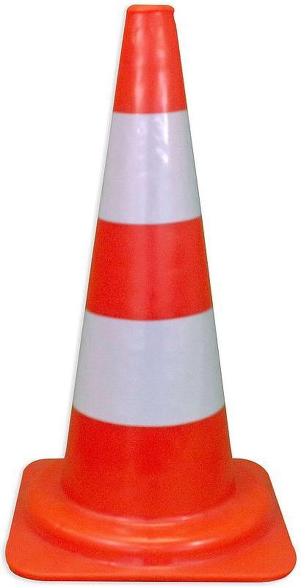 Reflecterende Pion - 50 cm Hoog - Verkeerskegel - Pionnen - Pilonnen - Afzetpalen