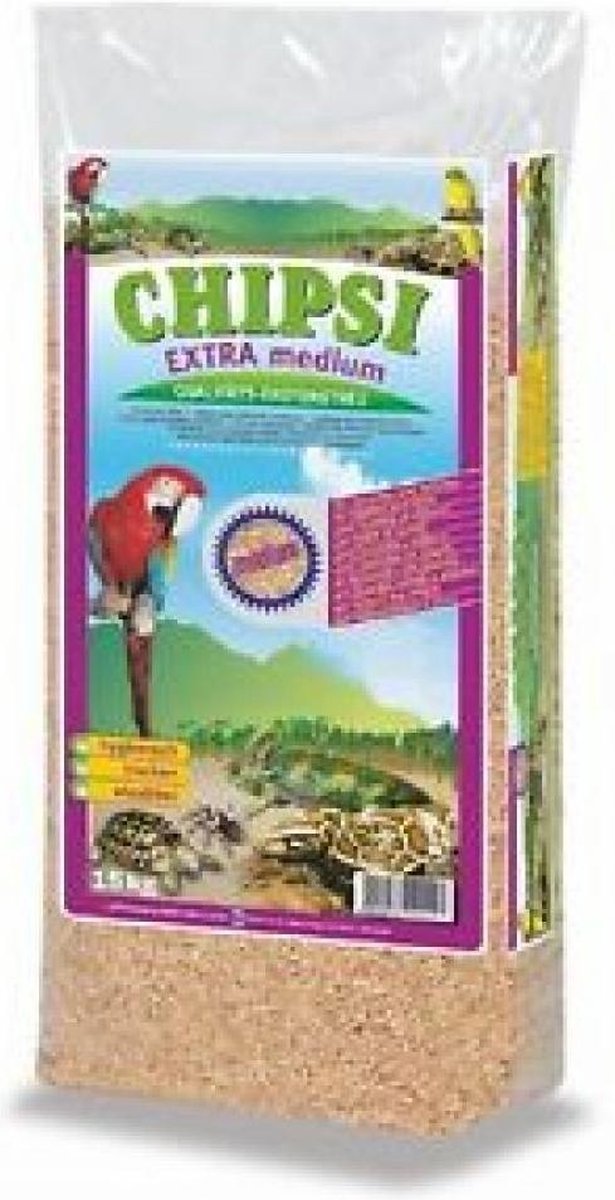 Chipsi Extra beukenhoutspaanders medium 15kg