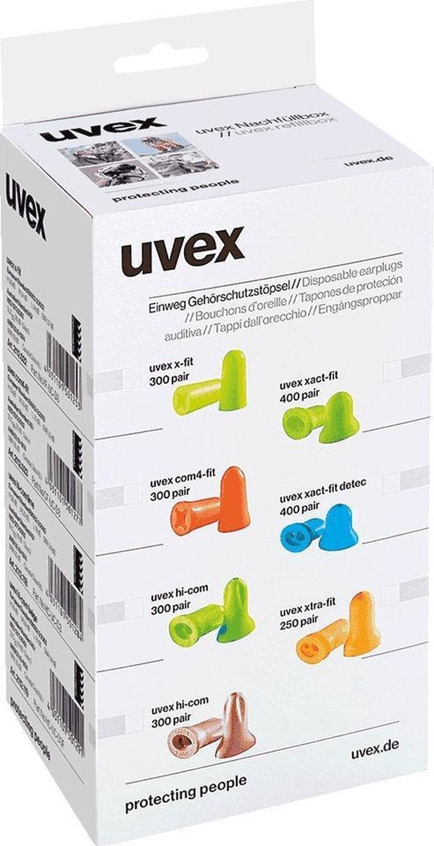 Navulzak voor Uvex oordoppen x-fit zonder koord