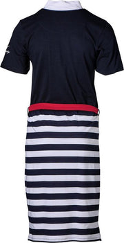 Dames polojurk lang Marine | Maat M
