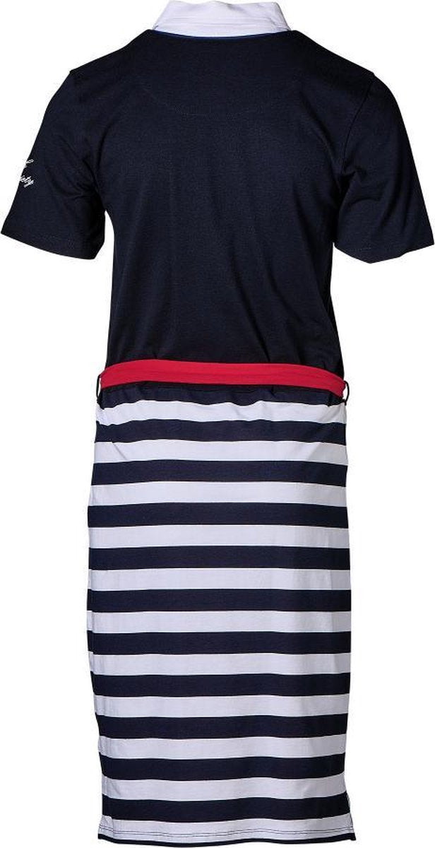 Dames polojurk lang Marine | Maat M