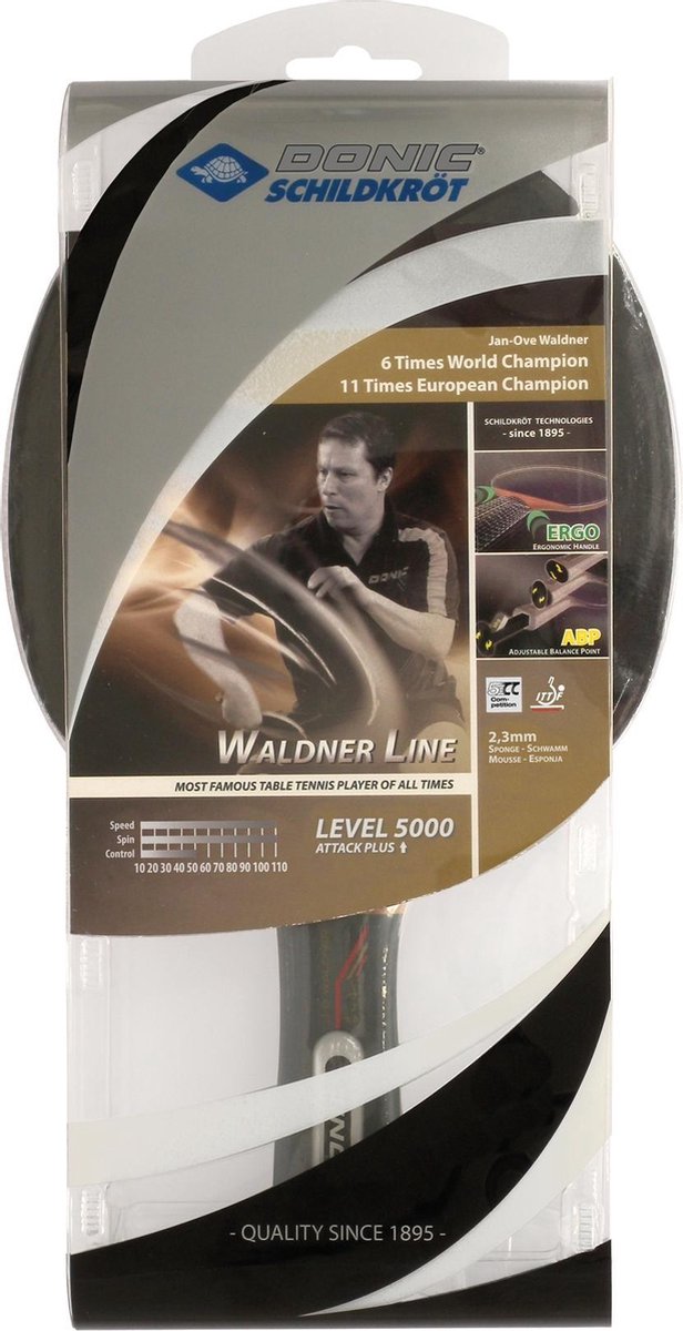 Donic Schildkröt Waldner 5000 - Attack Plus - Tafeltennis batjes