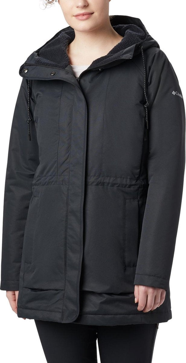 Columbia South Canyon Sherpa Lined Dames Outdoor Jas - Black - Maat L