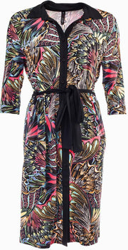 Jurk Majora 3/4 Colored Festival Tricot maat S