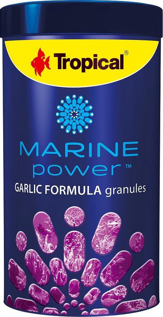 Tropical Marine Power Garlic Granulaat (250ml) | Zeewater visvoer | Zoutwatervissen