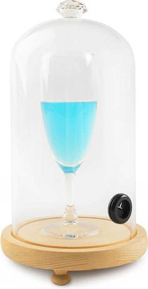 Glazen stolp voor cocktails roken