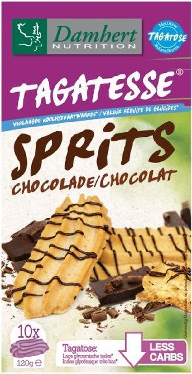 Damhert Tag Sprits Koek Choco 120 gr