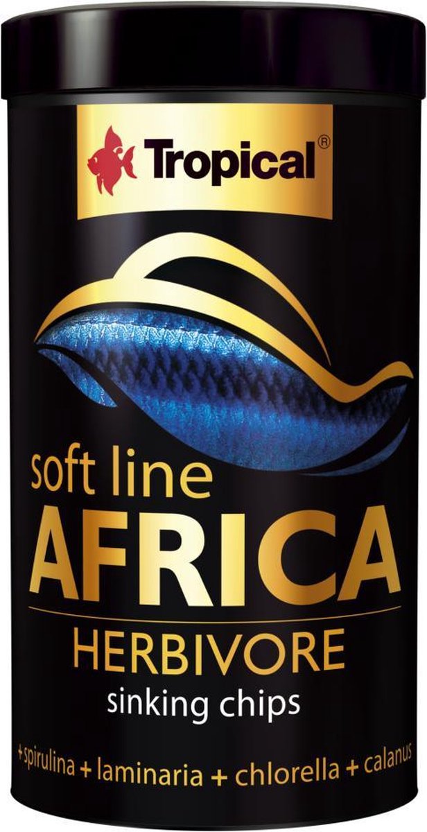 TROPICAL Softline Africa herbivore chips 130gr/250ml