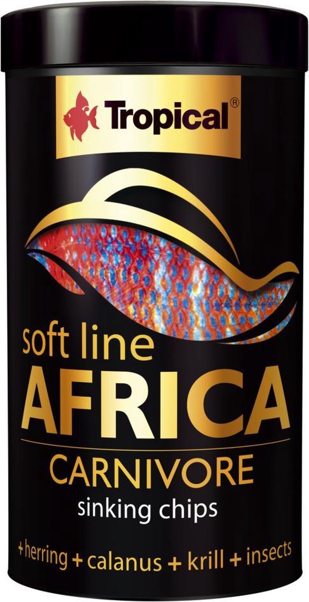 TROPICAL Softline Africa carnivore chips  130gr/250ml