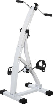 Hometrainer senioren - Fietstrainer - Fitness - Wit - 41 x 50 x 96 cm