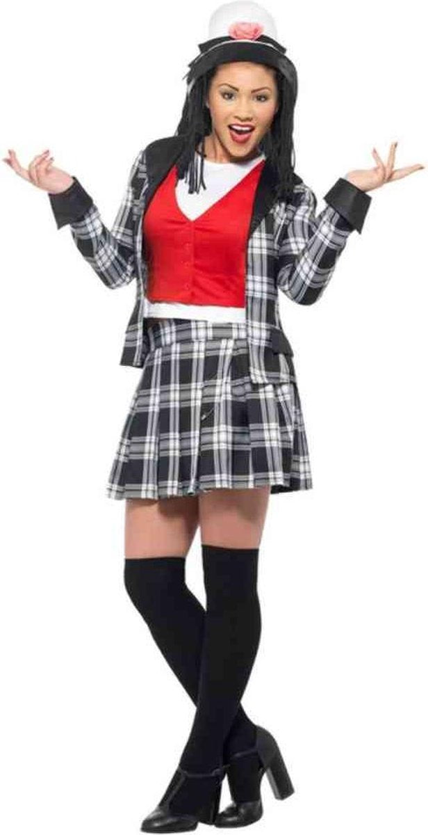 Clueless Dionne Costume Black with Jacket Top Skirt Knee High Socks & Hat
