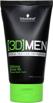 Schwarzkopf 3d Men Strong Hold Gel 150 Ml