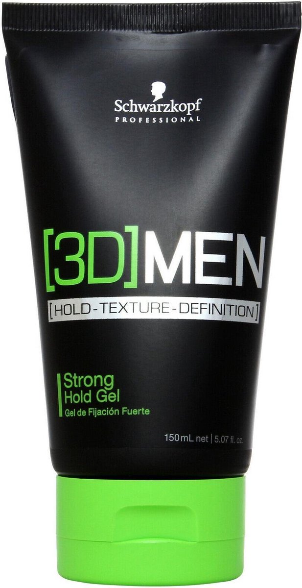 Schwarzkopf 3d Men Strong Hold Gel 150 Ml