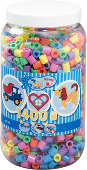 Maxi Strijkkralen pastelkleuren 1400 stuks