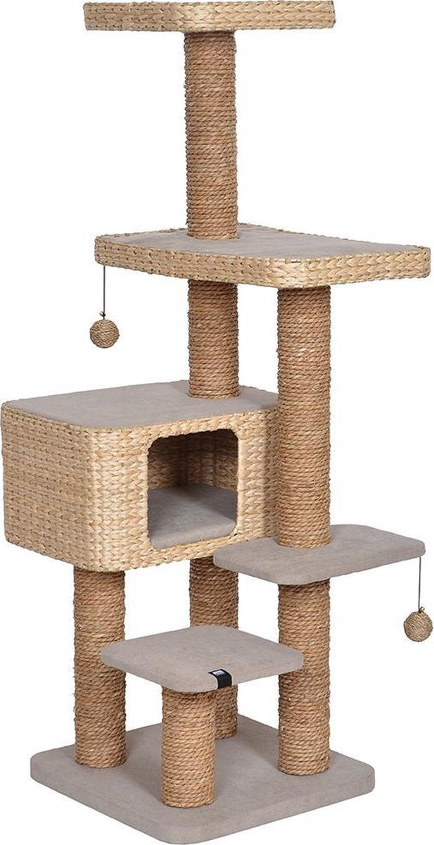 Katten Krabpaal Palawan - Bruin - 48x48x140 cm