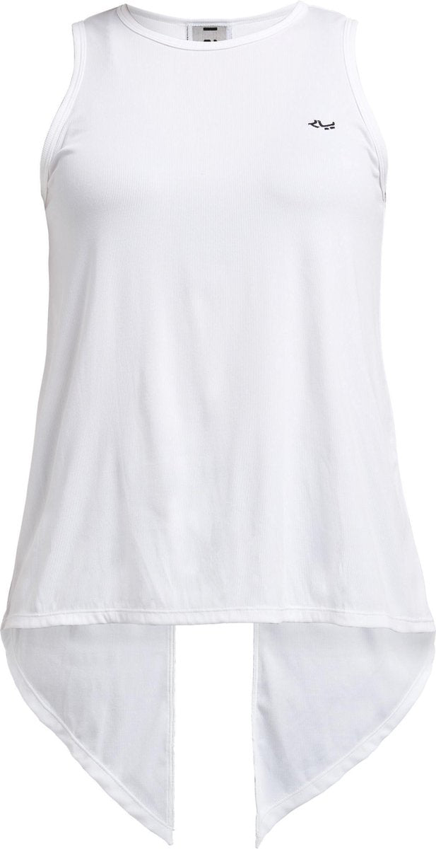 Röhnisch Singlet Logo Ribbed Wit Dames Maat S