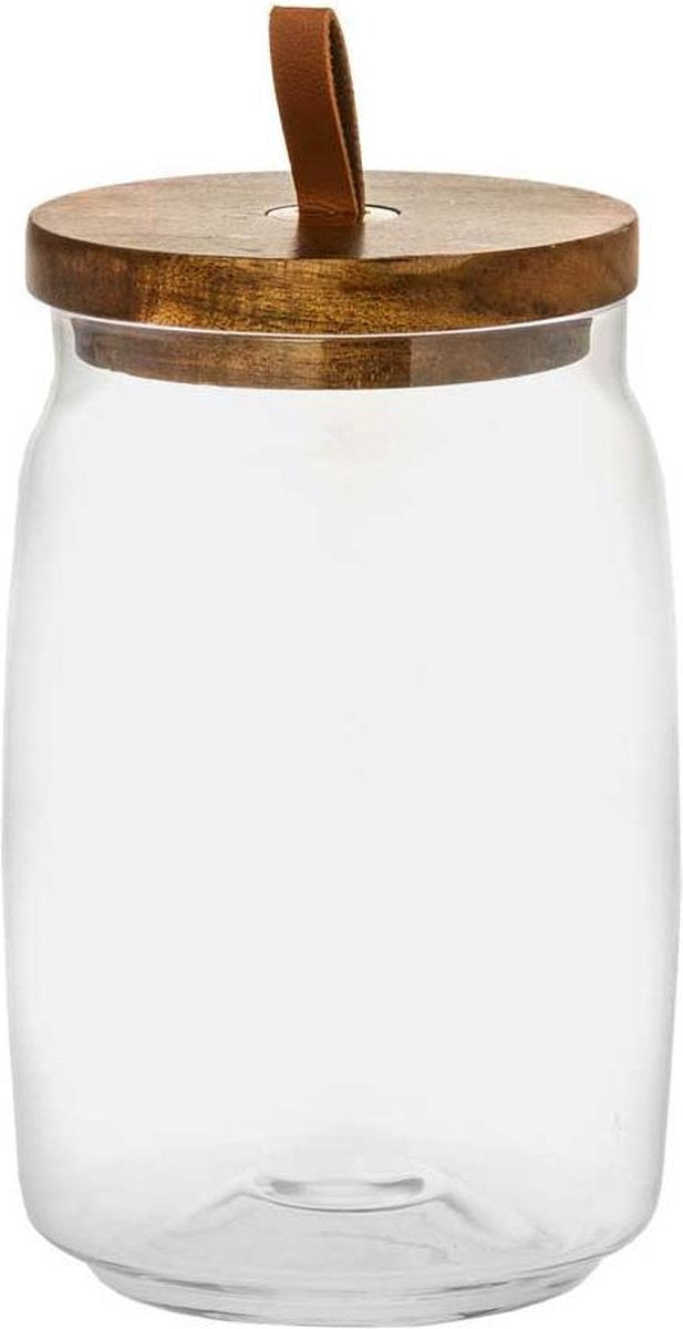 Riverdale Voorraadpot Pip transparant 18cm