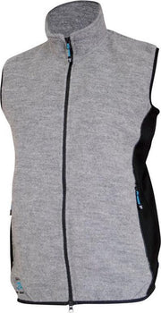 Ivanhoe Bodywarmer Vinh Heren Wol/lycra Lichtgrijs Maat M